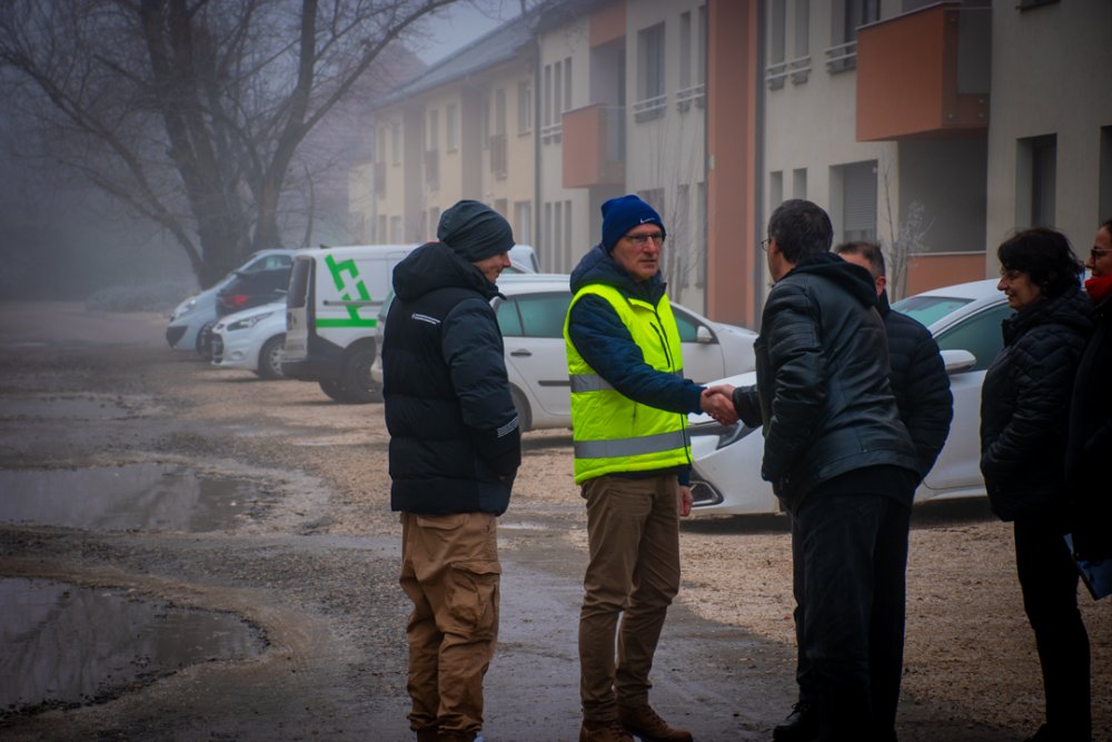 Helyszínbejárás a Domby Lajos és Illyés Gyula utcákban